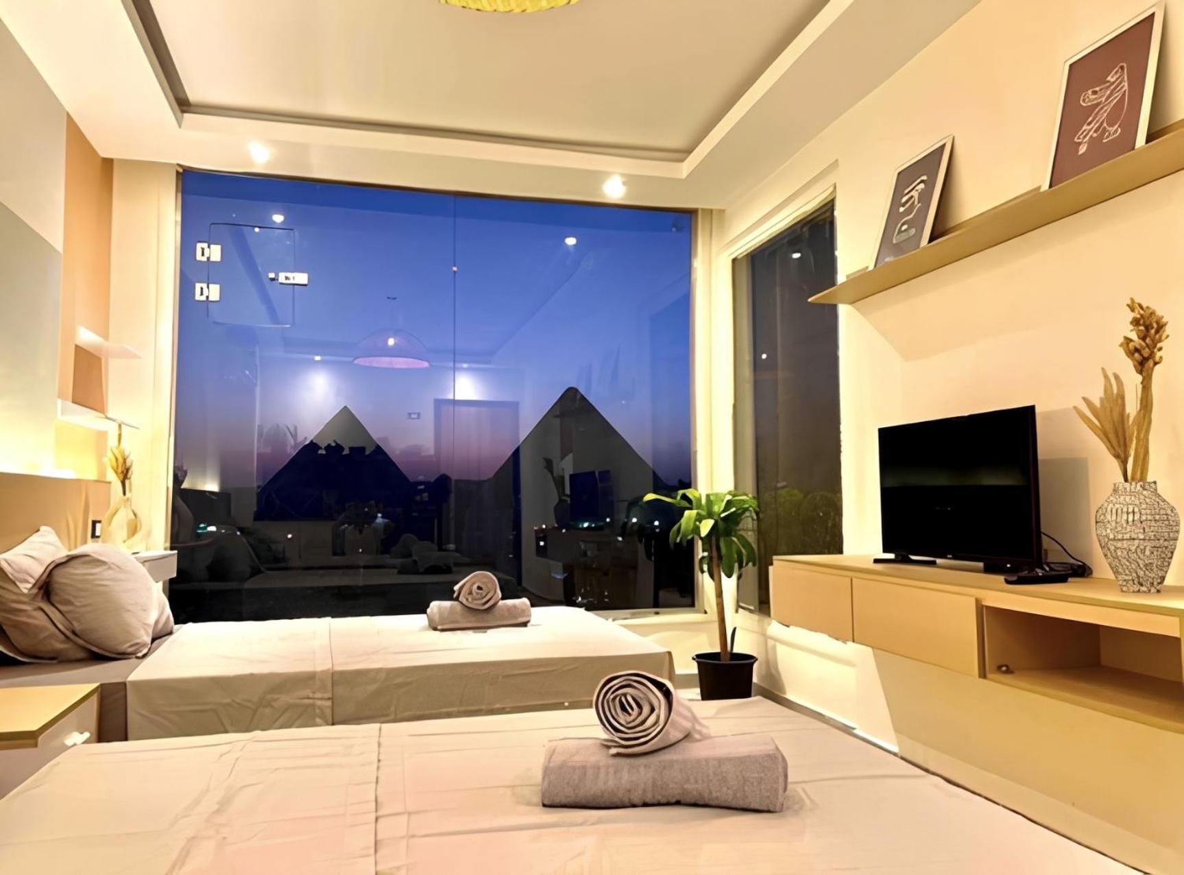 Middle East Pyramids Hotel Kafrat al Jabal Bagian luar foto